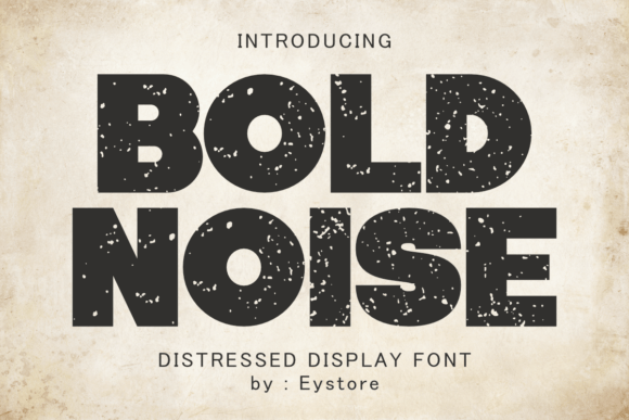 Bold Noise: Capturing Raw Energy in Your Typography