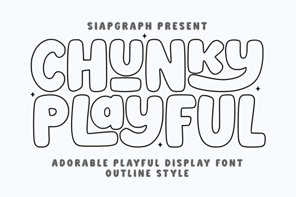 Chunky Playful Outline: Your New Secret for Joyful Branding