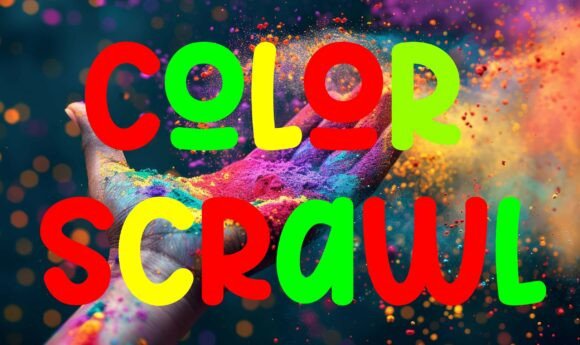 Color Scrawl: The Font That Screams Fun