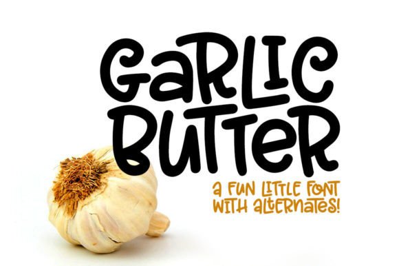 Garlic Butter: A Playful Font Pairing for Creative Brands