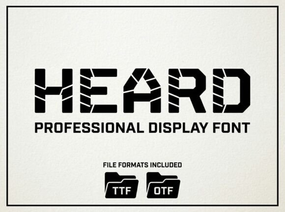 Heard: A Bold Typeface for Unforgettable Branding