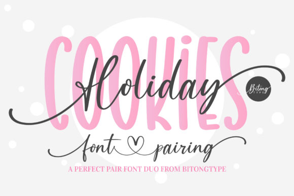 Holiday Cookies: A Font That Captures the Spirit of Celebration