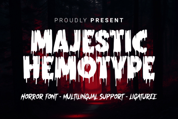 Majestic Hemotype: Crafting Fear with Typography