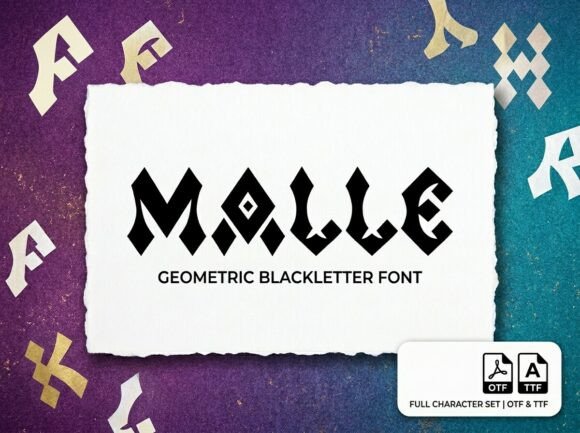 Malle: The All-Caps Display Font for Unforgettable Branding