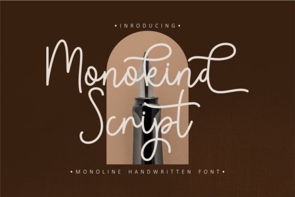 Monokind Script: A Friendly Handwritten Font for Every Creator