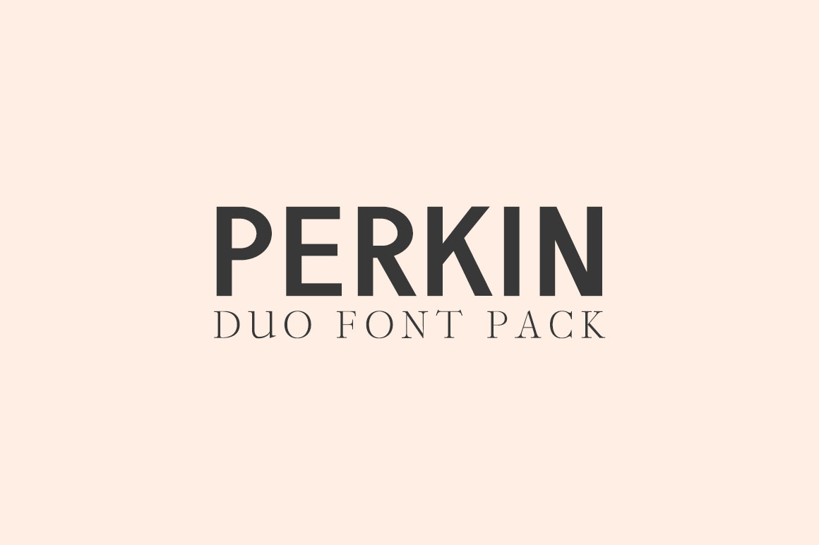 Perkin | Duo: The Bold Font Pairing for Timeless Branding