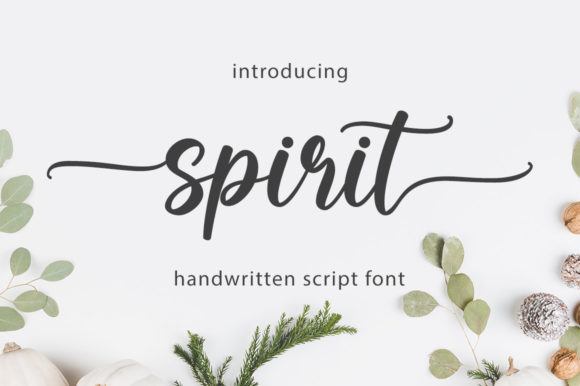 Spirit: A Script Font for Projects That Demand Grace