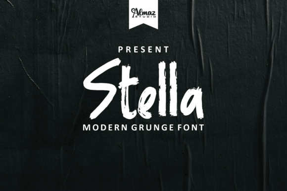 Stella: A Modern Brush Font with an Edge