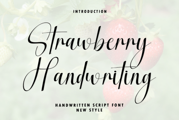 Strawberry Handwriting: The Art of Elegant, Fluid Script