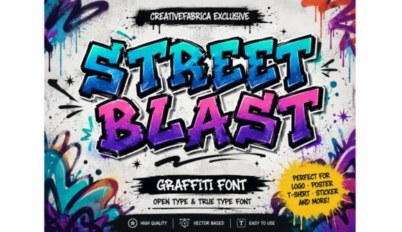 Street Blast: The Graffiti Font That Commands Attention