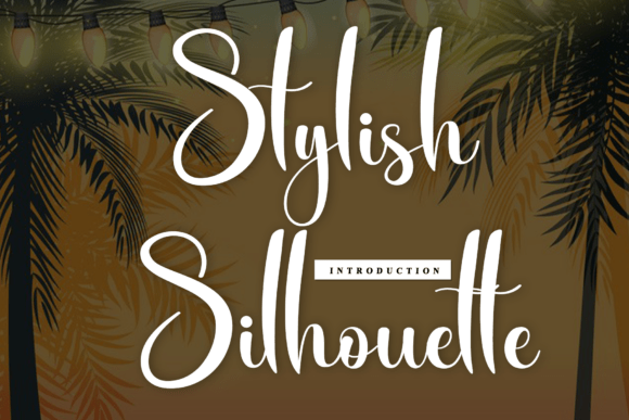 Stylish Silhouette: A Font That Brings Warmth to Your Brand