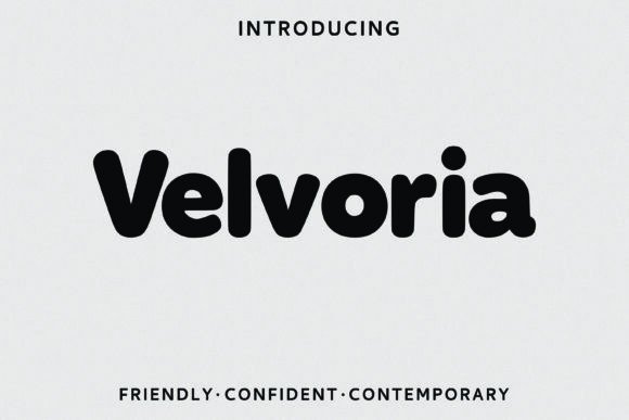 Velvoria: The Font That Balances Bold Personality with Modern Charm