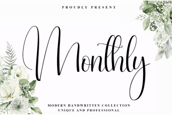 Why the Monthly Script Font Captures Modern Elegance